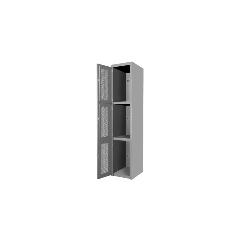 LOCKER METALICO - 3 PUERTAS - LOCKER 3 PUERTAS - Evolution Mobiliario
