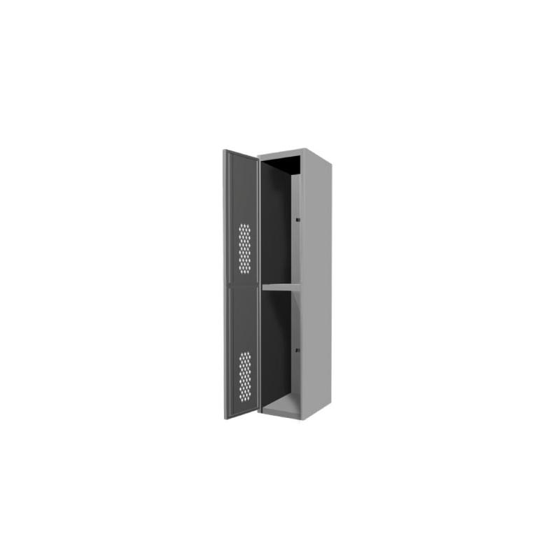 VENTILA TROQUELADOS - LOCKER 2 PUERTAS - Evolution Mobiliario
