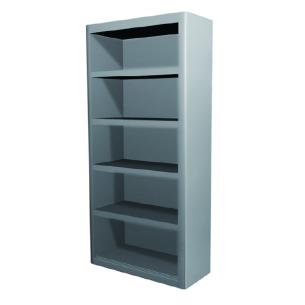 Librero Metálico Gris: Estilo y Organización Abierta para Cualquier Espacio