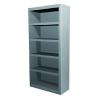 Librero Metálico Gris: Estilo y Organización Abierta para Cualquier Espacio
