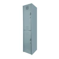 SafeVent Duo: Locker Metálico de 2 Puertas con Ventilación