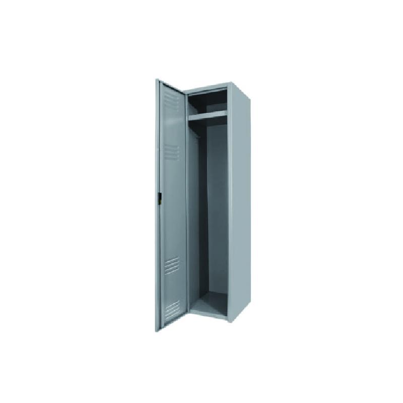 AirStore: Locker Metálico de 1 Puerta con Compartimento Superior y Ventilación - Lockers con chapa y jaladera - Evolution Mobiliario