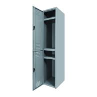 AirStore Duo: Locker Metálico de 2 Puertas con Compartimento Superior y Ventilación