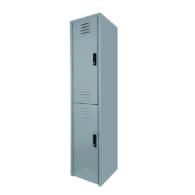 AirStore Duo: Locker Metálico de 2 Puertas con Compartimento Superior y Ventilación
