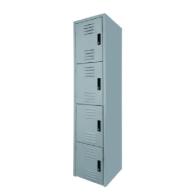 AirStore Quad: Locker Metálico de 4 Puertas con Compartimento Superior y Ventilación