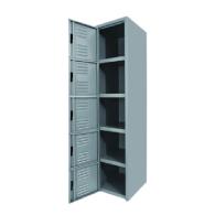 AirStore Quint: Locker Metálico de 5 Puertas con Compartimento Superior y Ventilación