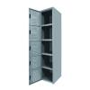 AirStore Quint: Locker Metálico de 5 Puertas con Compartimento Superior y Ventilación