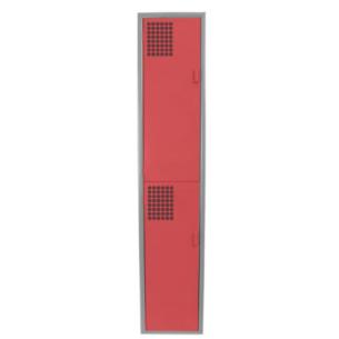 Locker Color Rojo - 2 Puertas