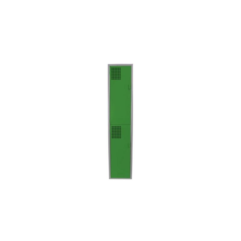 Locker Color Verde - 2 Puertas - LOCKER 2 PUERTAS - Evolution Mobiliario