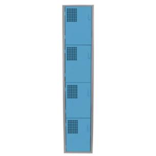 Locker Color Amarillo - 4 Puertas