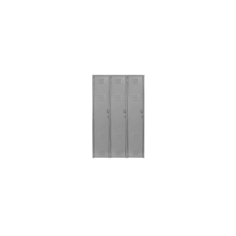 Locker Metálico de 3 Puertas - Seguridad, Durabilidad y Comodidad para tu Espacio - LOCKER 3 PUERTAS - Evolution Mobiliario