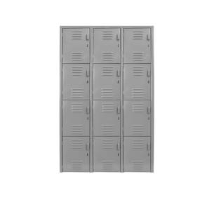 MegaSafe 12: Locker Metálico de 12 Puertas
