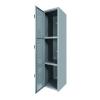 SafeVent Trio: Locker Metálico de 3 Puertas con Ventilación