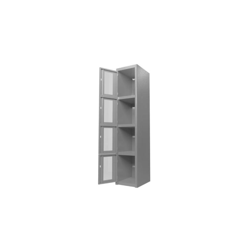 LOCKER METALICO - 4 PUERTAS - LOCKER 4 PUERTAS - Evolution Mobiliario