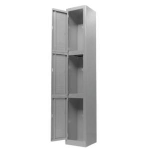 SecureVent: Locker Metálico de 3 Puertas