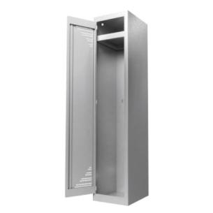 EleganceLocker 1: Locker Metálico de 1 Puerta con Diseño Elegante para Candado