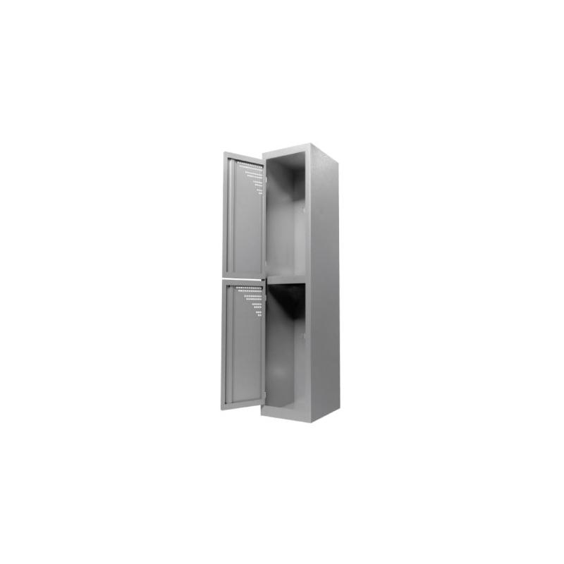 EleganceLocker 2: Locker Metálico de 2 Puertas con Diseño Elegante - LOCKER 2 PUERTAS - Evolution Mobiliario