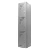 EleganceLocker 3: Locker Metálico de 3 Puertas con Diseño Elegante