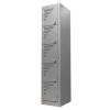 EleganceLocker 5: Locker Metálico de 5 Puertas con Diseño Elegante