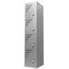EleganceLocker 4: Locker Metálico de 4 Puertas con Diseño Elegante