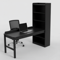 Escritorio Escolar con Biblioteca “WoodStudy Classic”