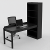 Escritorio Escolar con Biblioteca “WoodStudy Classic”