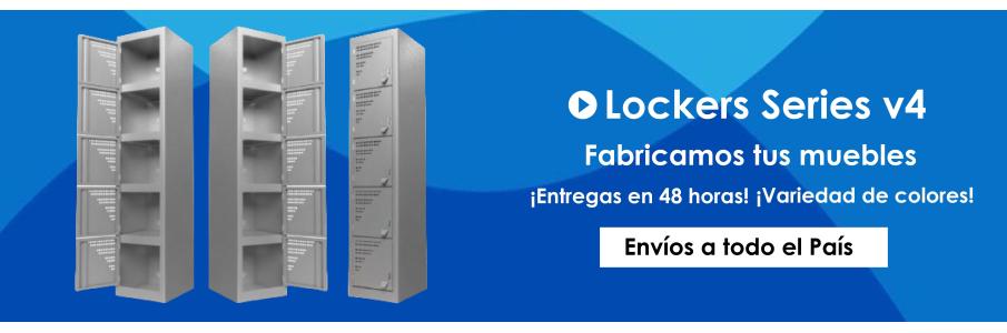 Lockers metálicos con ventilación